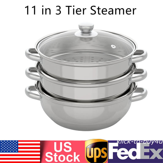 3 Tier Food Steaming Pot