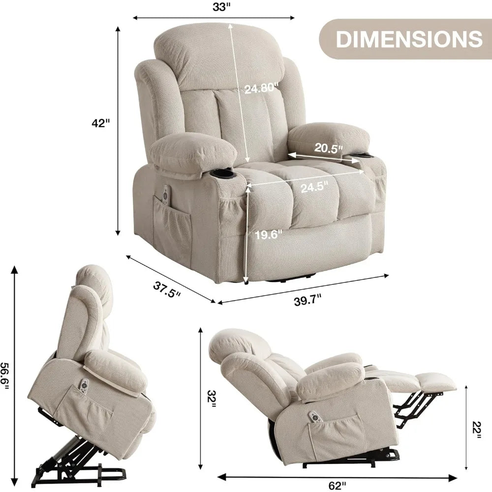 Power Lift Recliner Chair for Elderly