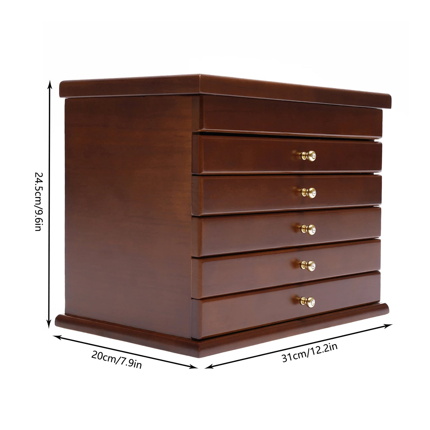 6-Tier Large Jewelry Box