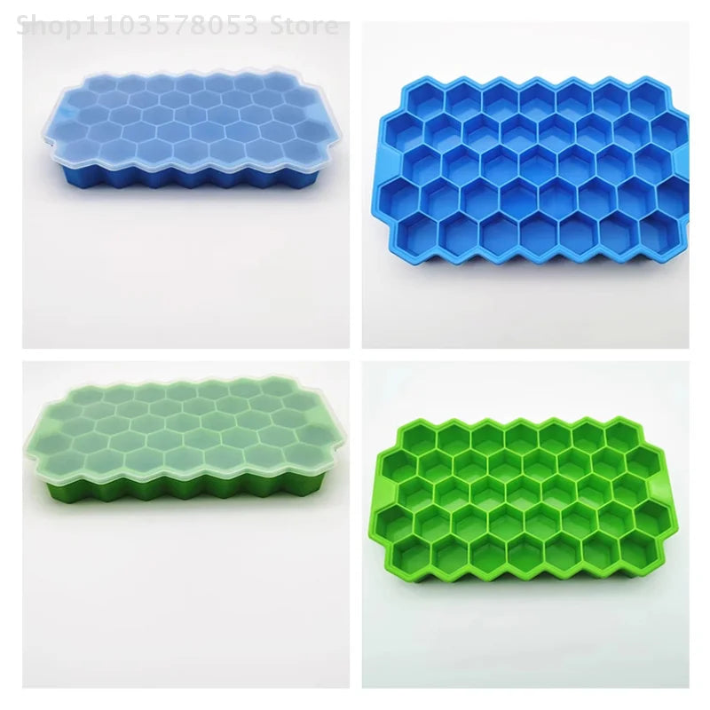 37 Grids Silicone Meatball Mold With Lid
