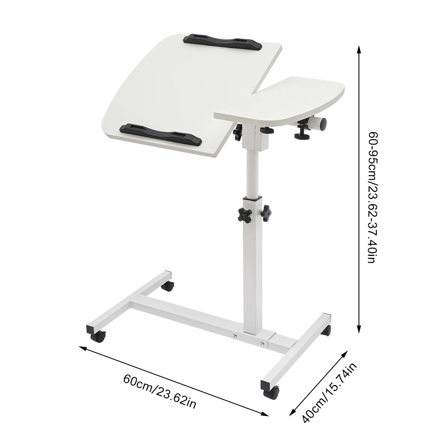 Laptop Desk Stand 360° Adjustable Tilting Over Bed or Chair Side Table