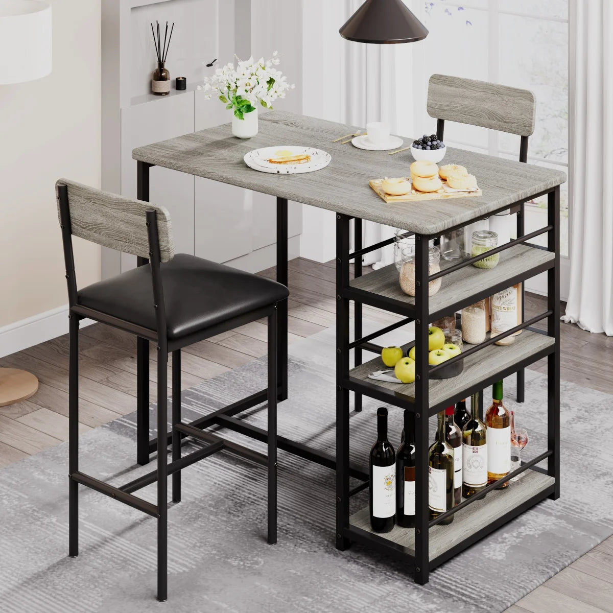 2-Person Dining Table Set For Small Spaces