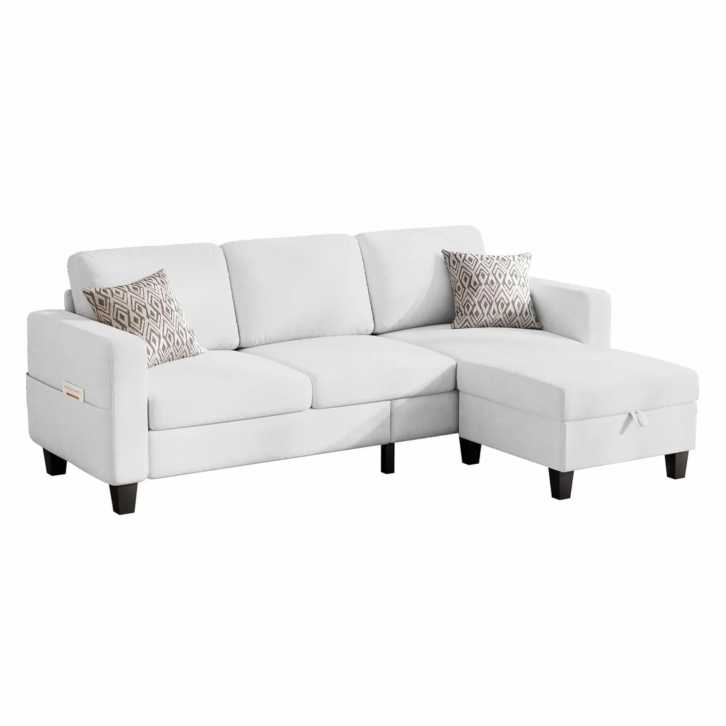 Small Sectional L Shaped Couch With Ottoman