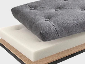 Redlife 15.5 x 42 x 16 inch Storage Ottoman
