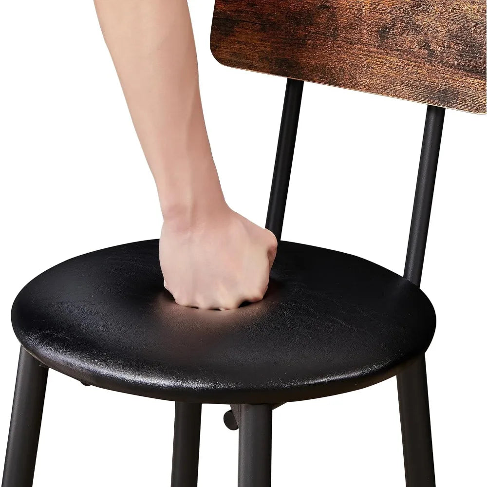 2-Seat Bar Table Set with Stools