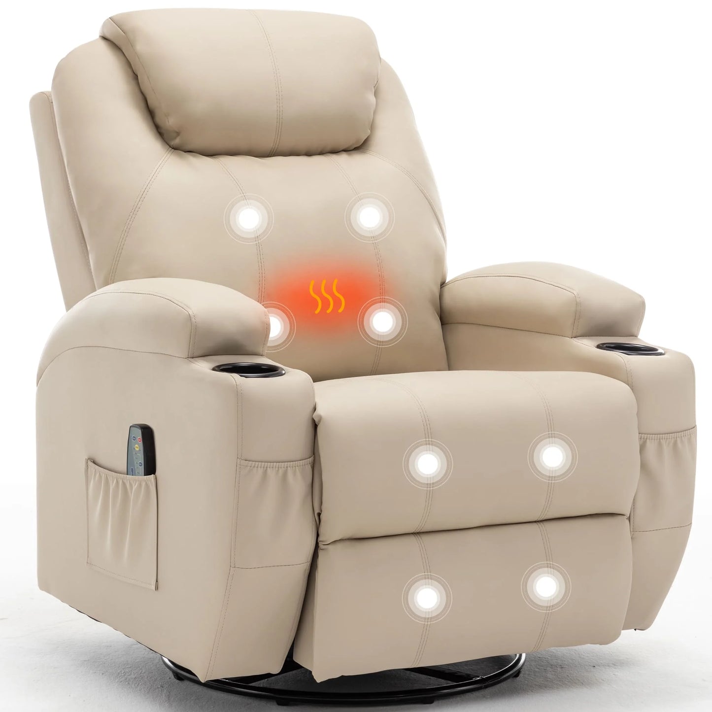 Recliner Chair with Massage and Heat