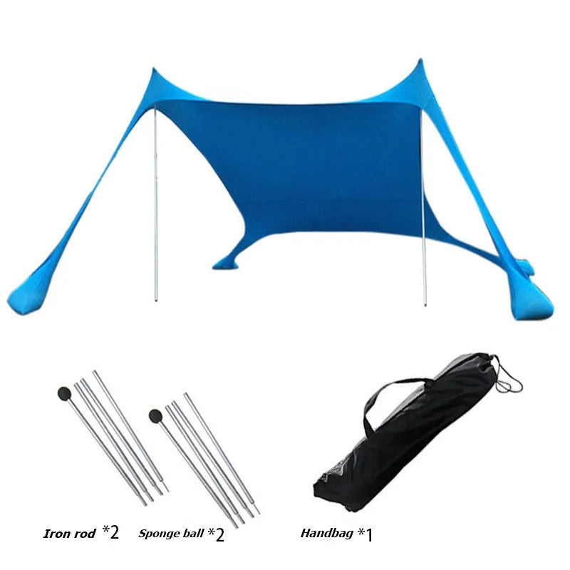 Outdoor Lawn and Beach Canopy Tent For Sun Protection and Cooling