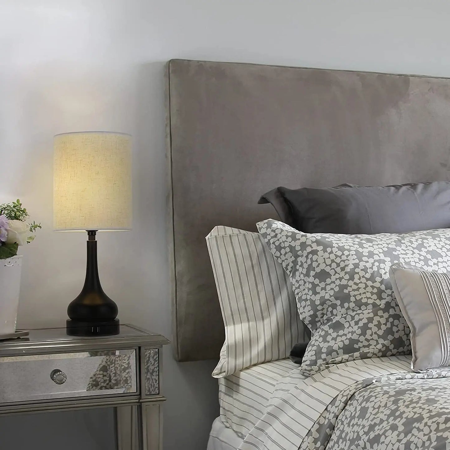 Bedside Table Lamp Set of 2