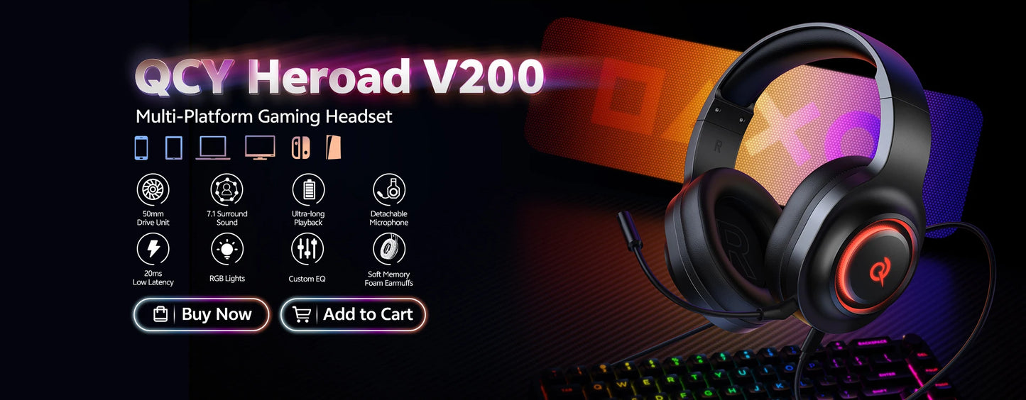 QCY H3 ANC Wireless Headphones