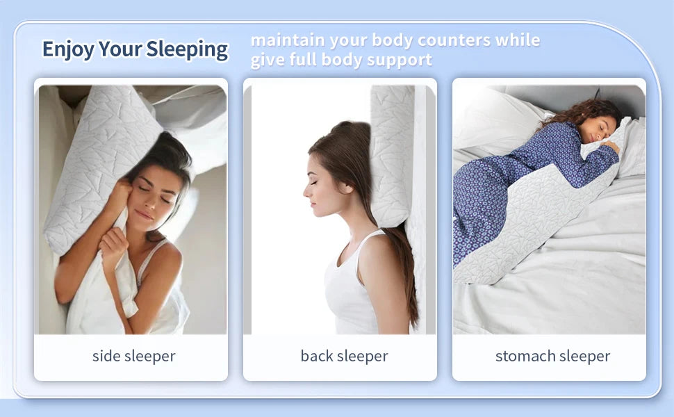 Memory Foam Fluffy Body Pillow