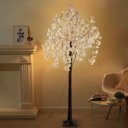 6 Ft Cherry Blossom Tree Light