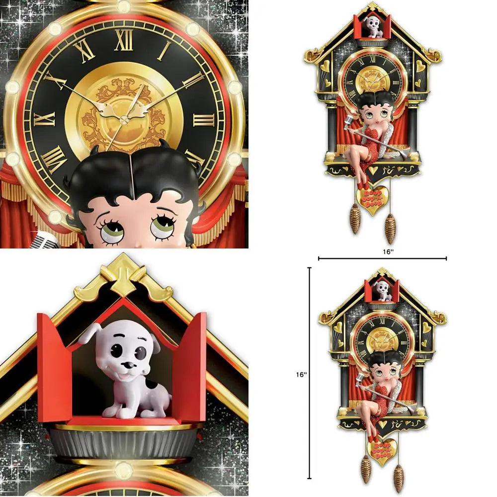 Bradford Exchange Betty Boop Cuckoo Clock
