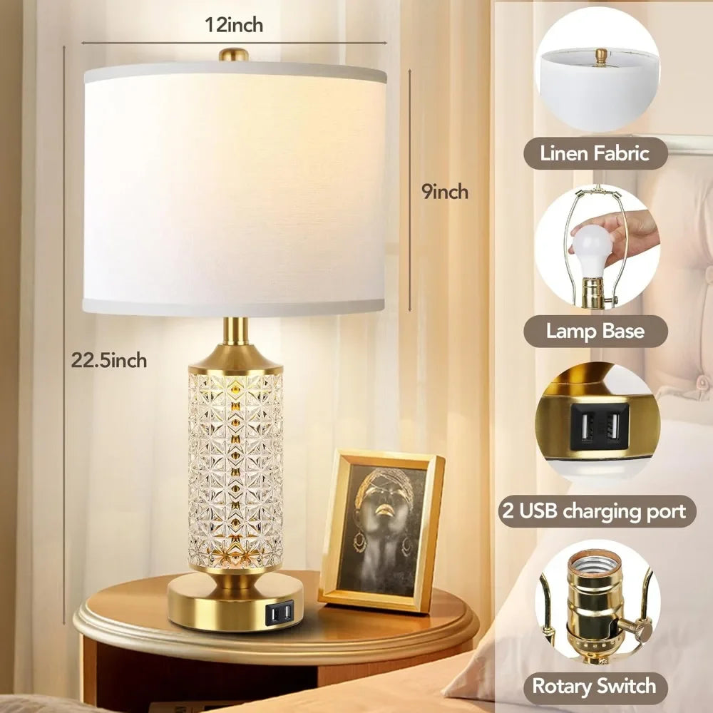 QiMH Set Of 2 Table Lamps