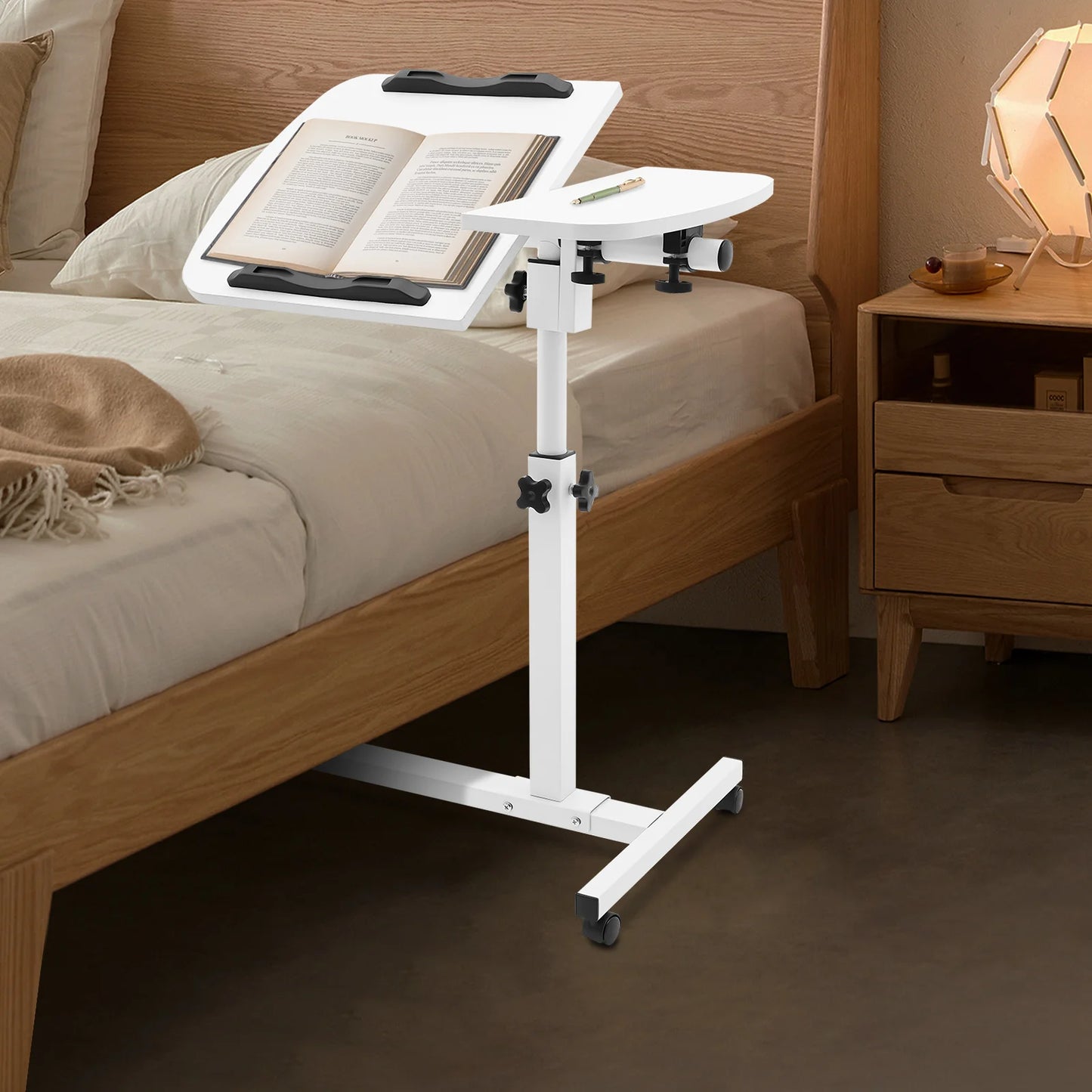 Laptop Desk Stand 360° Adjustable Tilting Over Bed or Chair Side Table