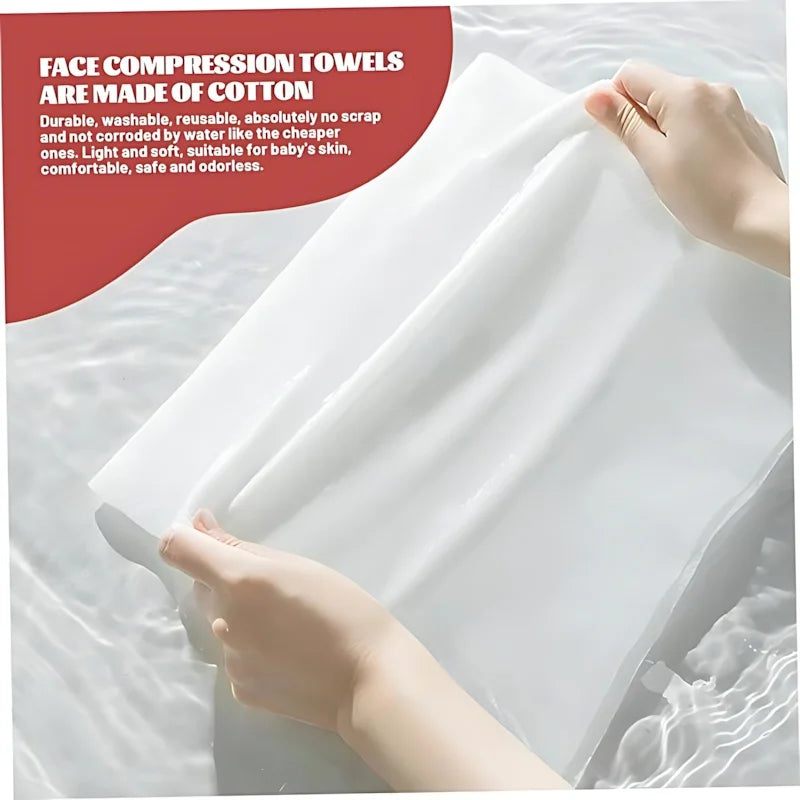 Compressed Travel Towels  - Thick & Soft