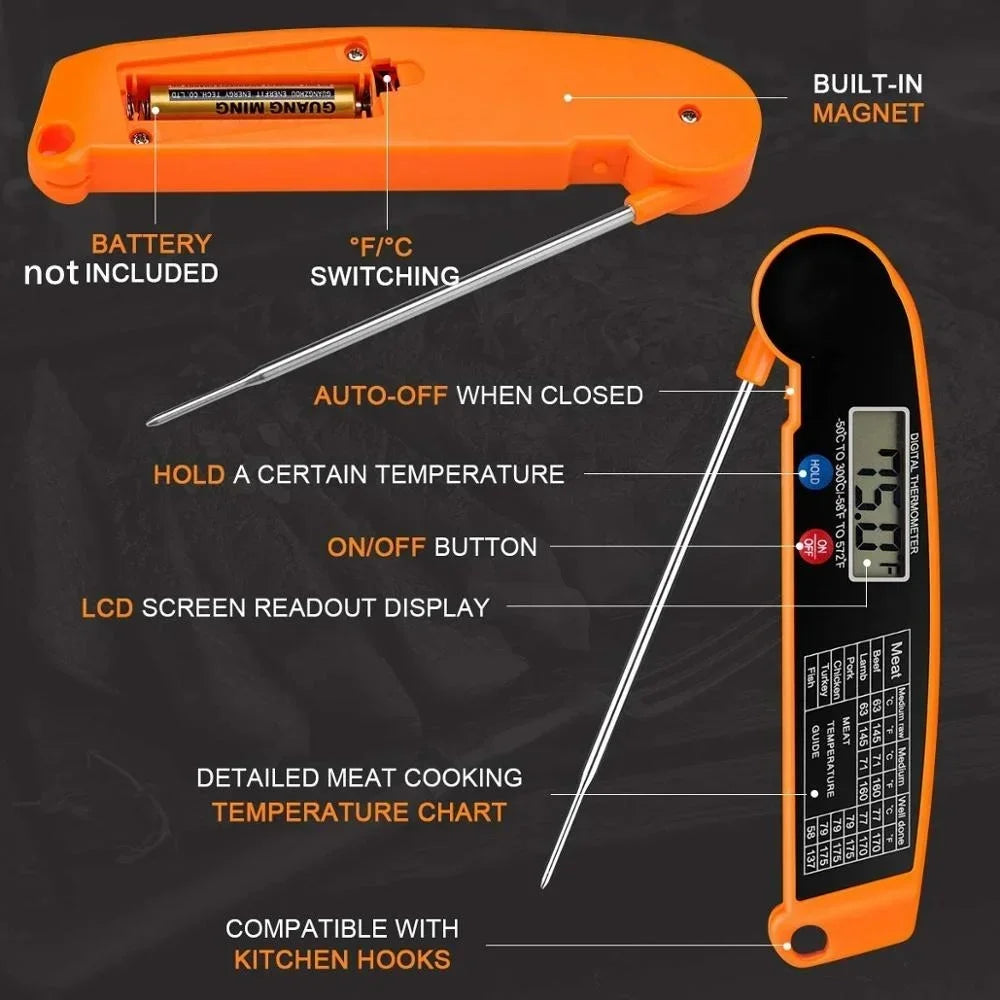Digital Kitchen  Meat Thermometer For Meat With Food Probe