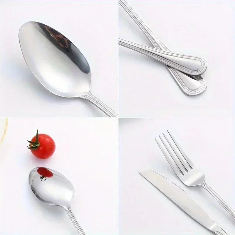 60 Piece Stainless Steel Cutlery Set