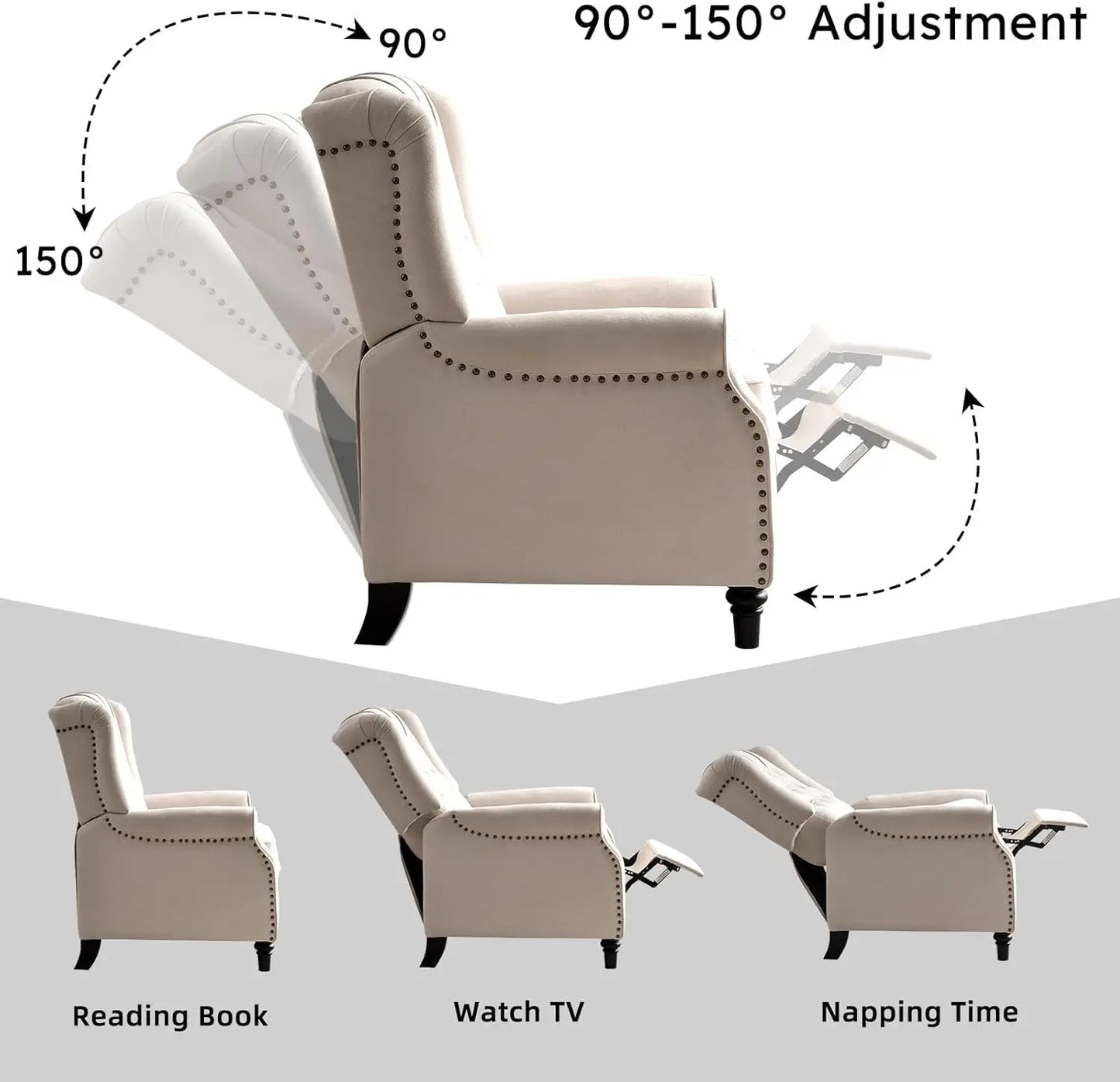 EBELLO Push Back Recliner