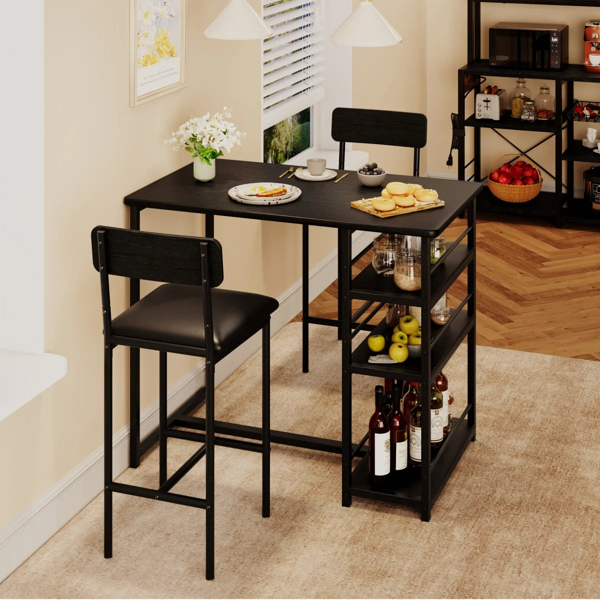 2-Person Dining Table Set For Small Spaces