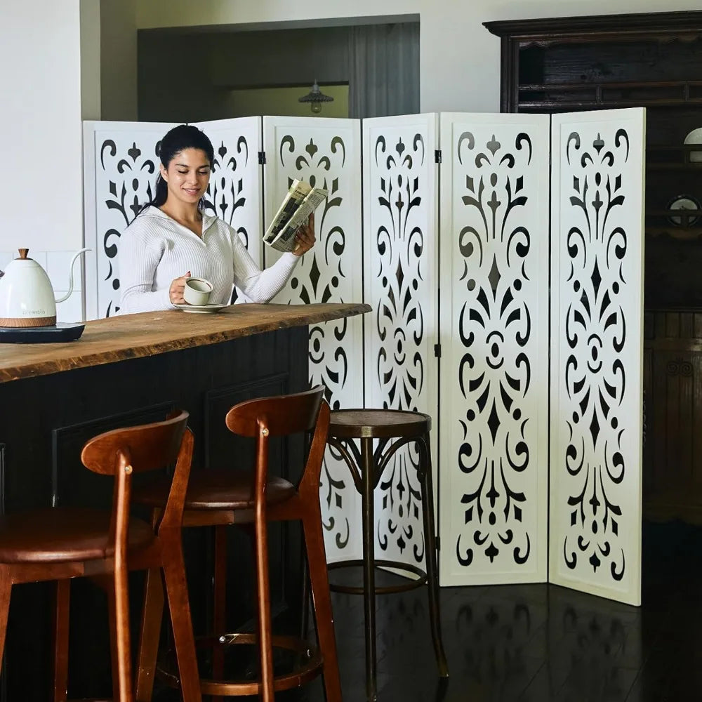 5.6Ft Classical Carved Partition Screen