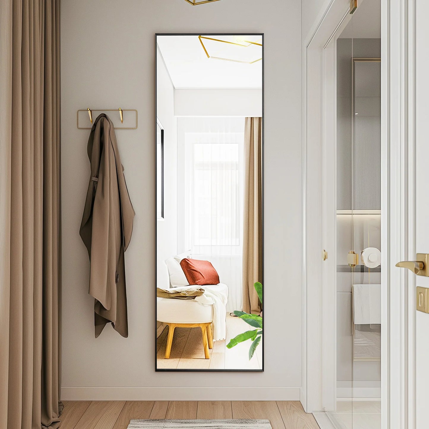 JHK 64"x21" Full Body Wall Mirror