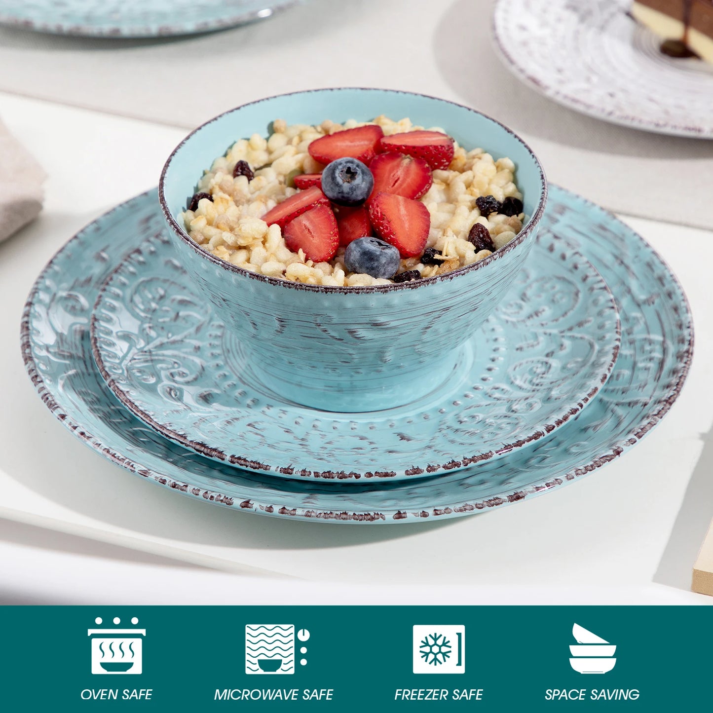 MALACASA Tableware Set