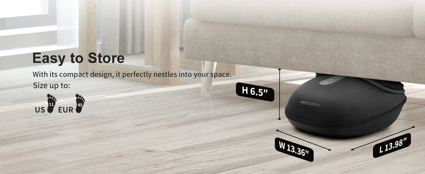 Medcursor Shiatsu Foot Massage Machine with Heat