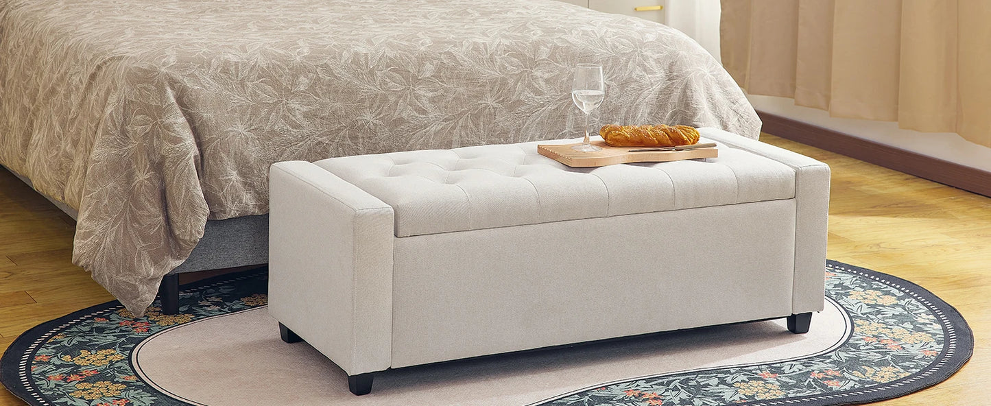 Redlife 47.8'' Storage Ottoman