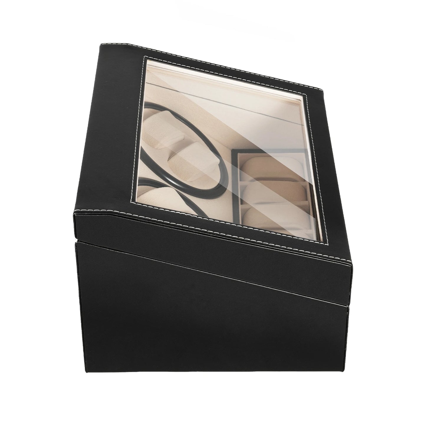 4+6 Watch Winder Simulated Leather