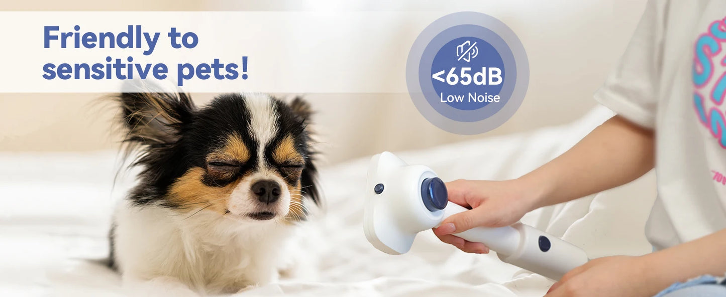 Yinole Pet Grooming Vacuum, with Clippers