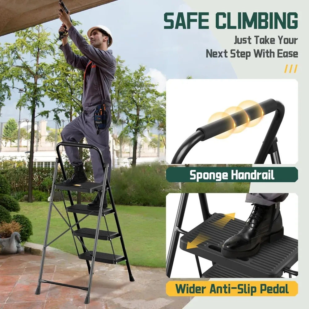 GameGem Foldable Step Ladder