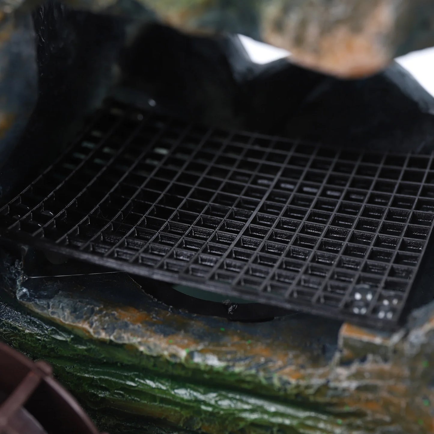 Indoor Water Feature with Color Changing LED Lighting