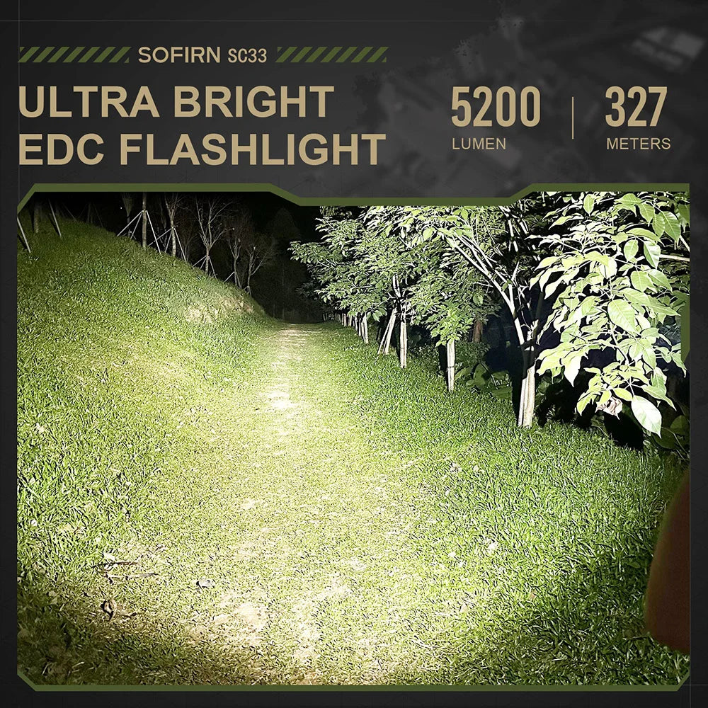 SOFIRN SC33 LED Tactical Flashlight