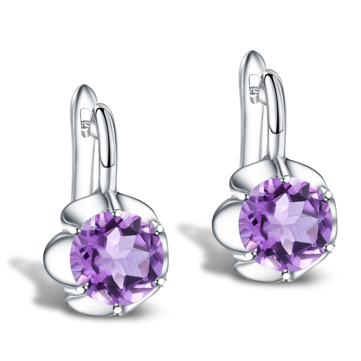 GEM'S BALLET 925 Sterling Silver and Natural Gem Earrings