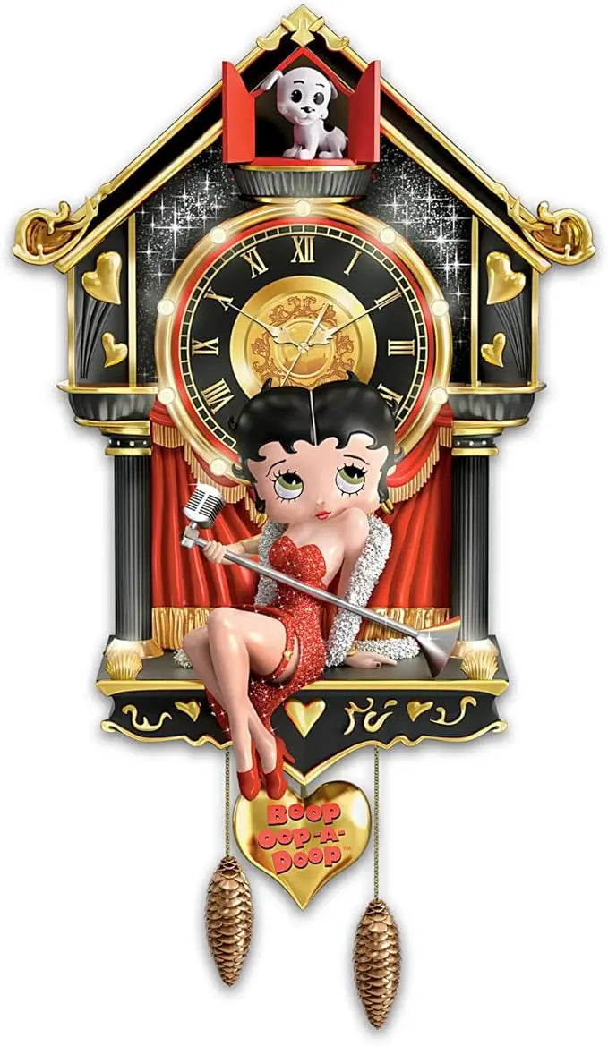 Bradford Exchange Betty Boop Cuckoo Clock