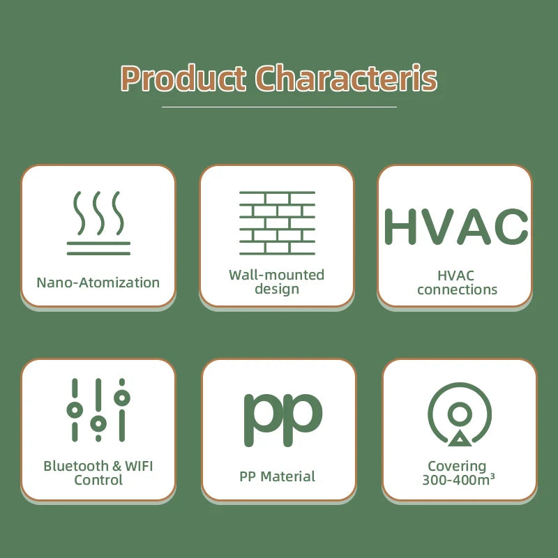 NAMSTE Aroma Diffuser WIFI Electric Bluetooth Room Fragrance  Air Freshener For Essential Oils