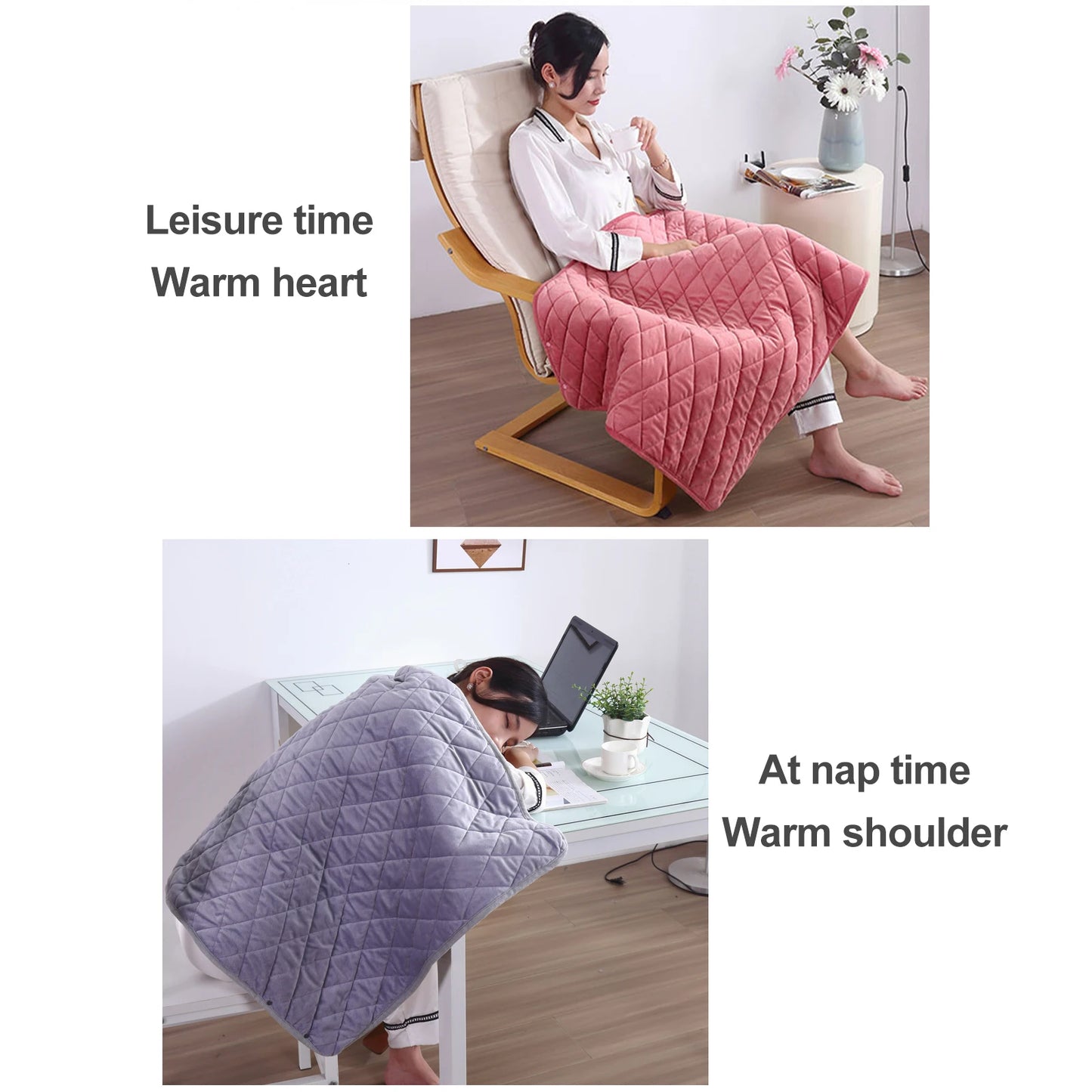 Wearable USB Electric Heating Blanket