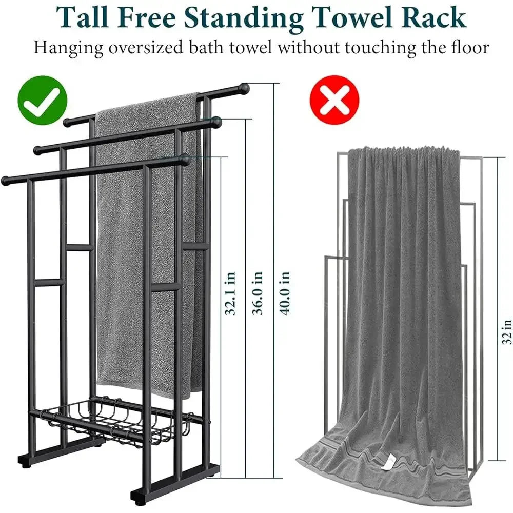 3 Tier Freestanding Towel Rack