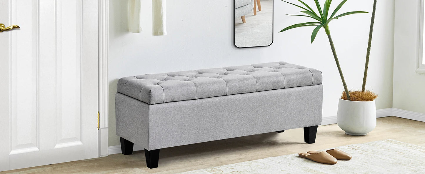 Redlife 15.5 x 42 x 16 inch Storage Ottoman