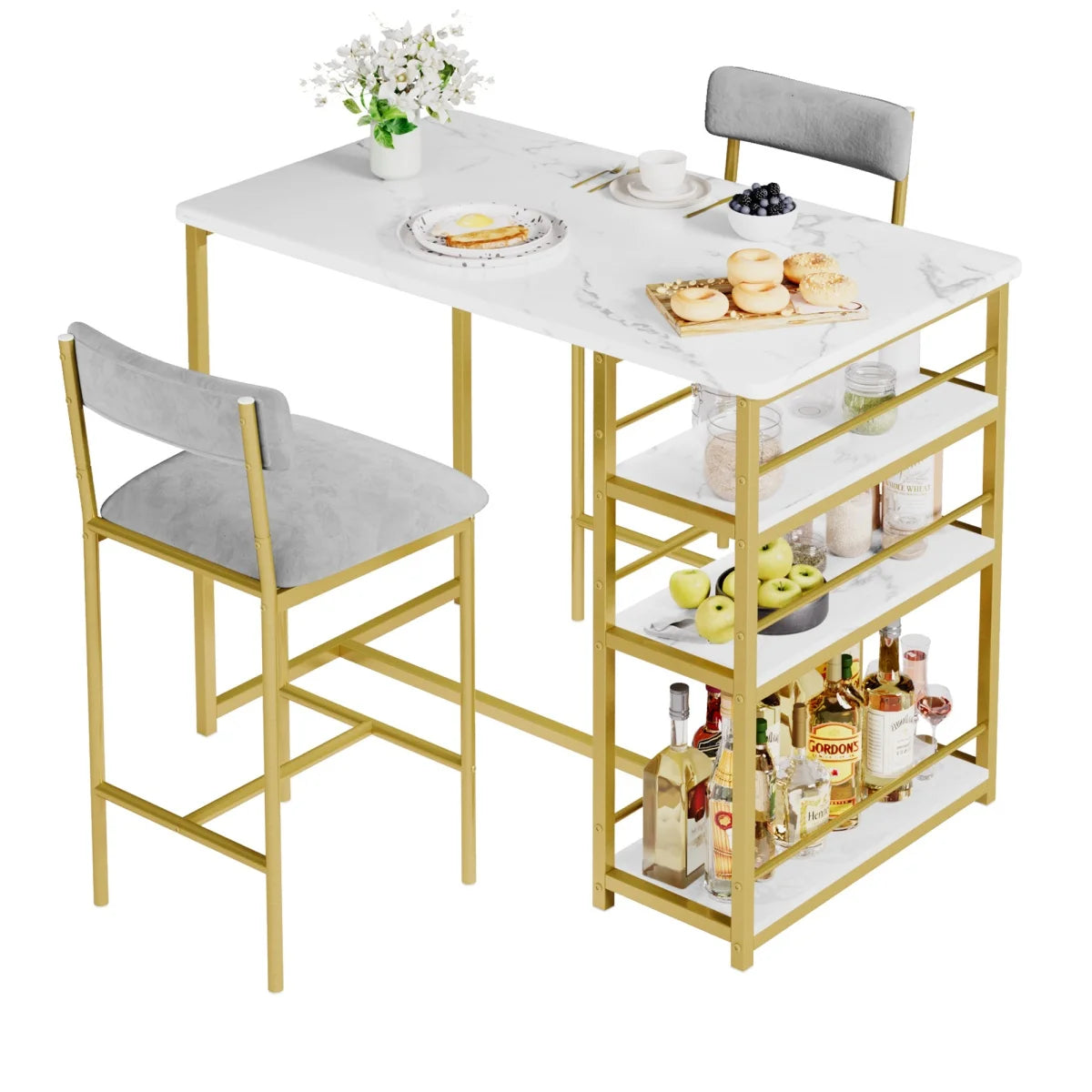 2-Person Dining Table Set For Small Spaces