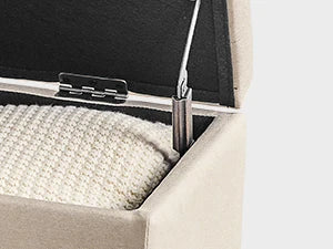 Redlife 15.5 x 42 x 16 inch Storage Ottoman