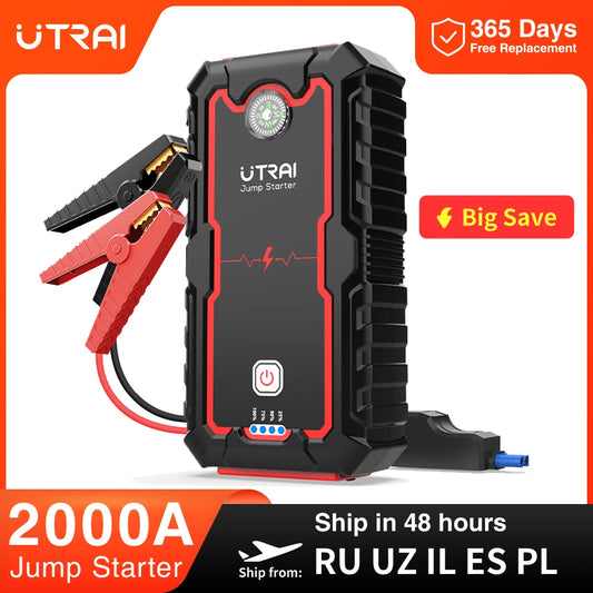 UTRAI 2000A Car Jump Starter Power Bank