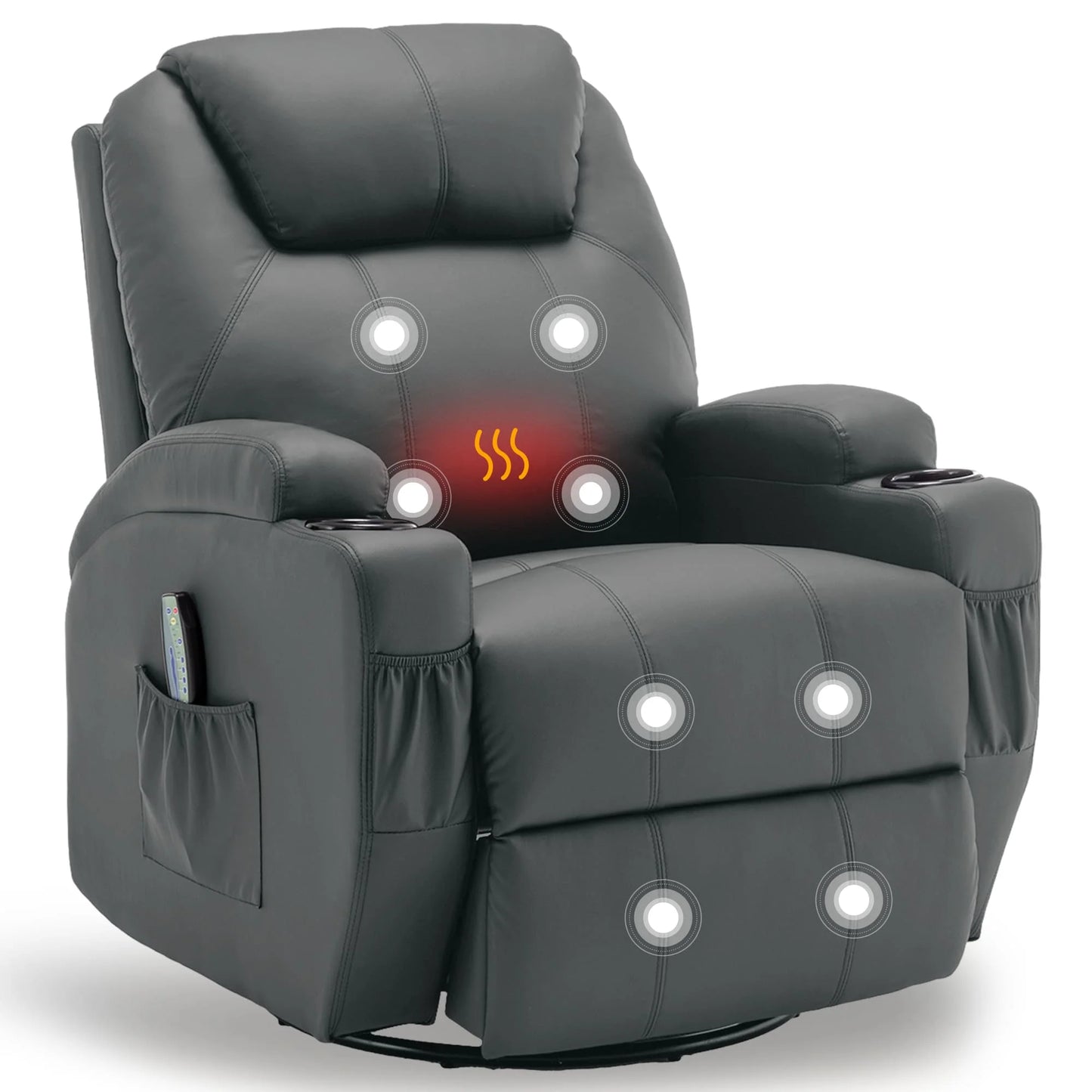 Recliner Chair with Massage and Heat