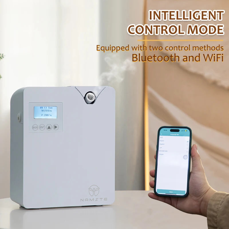 NAMSTE Aroma Diffuser WIFI Electric Bluetooth Room Fragrance  Air Freshener For Essential Oils