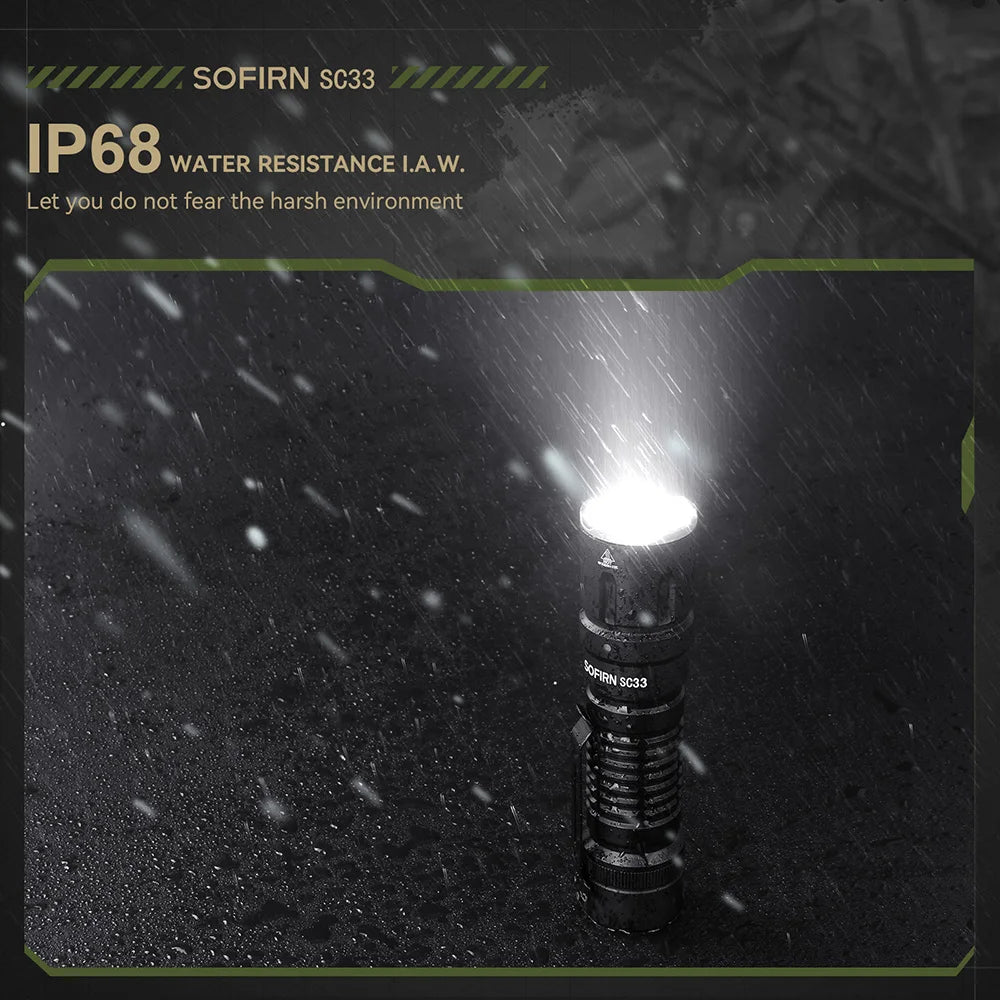 SOFIRN SC33 LED Tactical Flashlight