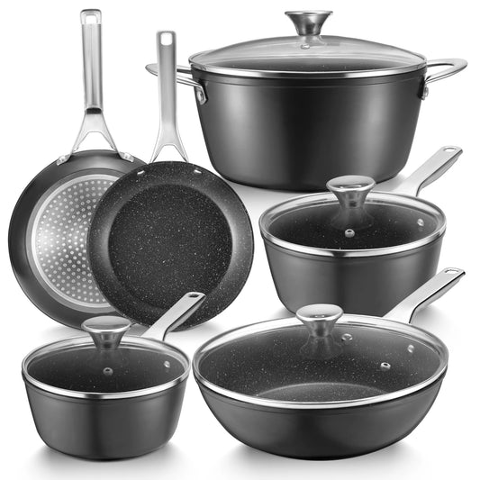 BEZIA 10-Piece Induction Cookware Set