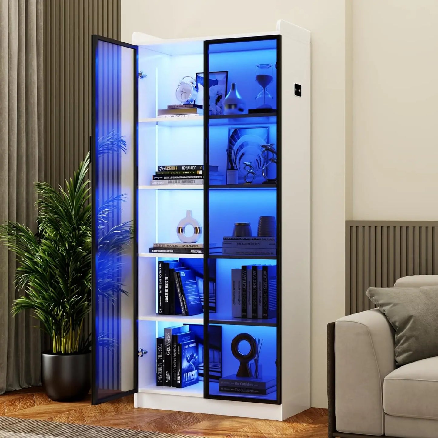 Tall or Corner Configuration LED Display Cabinet