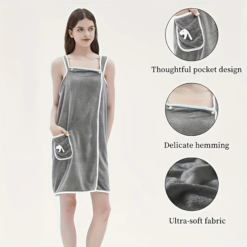 Wearable Bath Towel