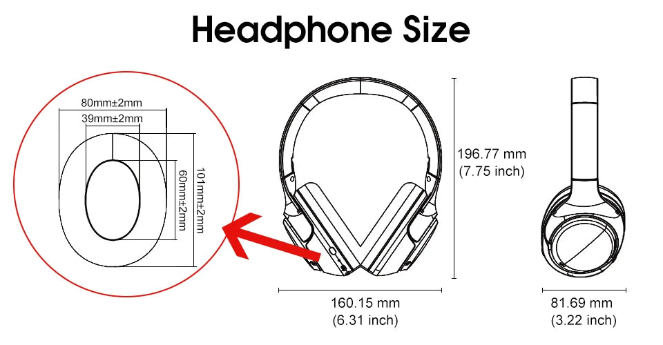 QCY H3 ANC Wireless Headphones