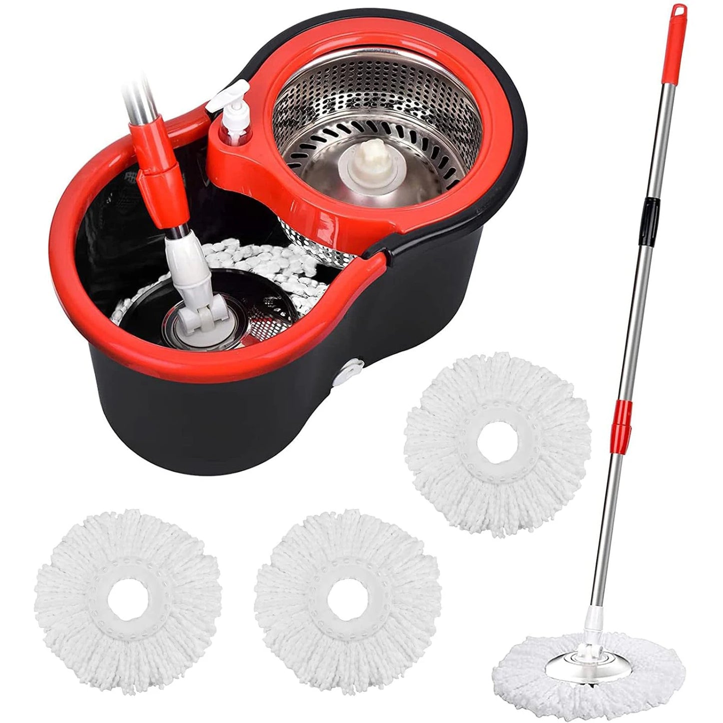 360° Spin Mop Bucket Sets with Wring System